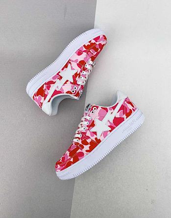  Bathing Ape Bape Sta Low ABC Camo 20th Anniversary Pink 1G30191001