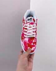  Bathing Ape Bape Sta Low ABC Camo 20th Anniversary Pink 1G30191001 - 2