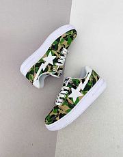 A Bathing Ape Bape Sta Low ABC Camo 20th Anniversary Green 1C70191020 - 1