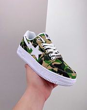 A Bathing Ape Bape Sta Low ABC Camo 20th Anniversary Green 1C70191020 - 2