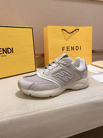 Fendi Faster Trainers White nubuck leather low-tops 7E1555AKX6F1ICF