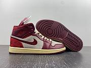 Air Jordan 1 Mid SE Tiki Leaf Team Red (Women's) DZ2820-601 - 6