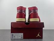 Air Jordan 1 Mid SE Tiki Leaf Team Red (Women's) DZ2820-601 - 4