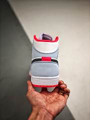 Air Jordan 1 Mid Half Blue Polka Dot Swoosh (GS) 555112-400 - 5