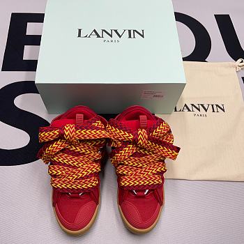 Lanvin Leather Curb Red FW-SKDK02-DRAG-E2237