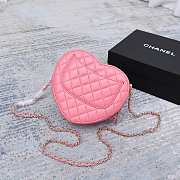 Chanel Heart Bag 22S Coral Pink AS3191 B07958 NH621 - 2