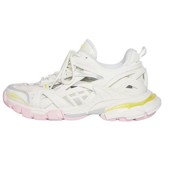 Balenciaga Wmns Track.2 Sneaker White Light Yellow 568615 W3AE2 7745 - 1