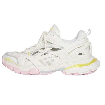 Balenciaga Wmns Track.2 Sneaker White Light Yellow 568615 W3AE2 7745