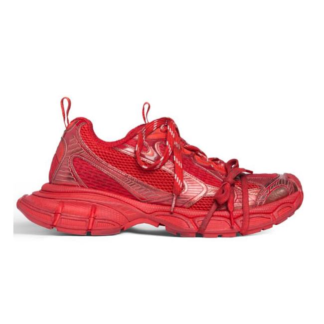 3XL Sneaker in red mesh and polyurethane 734734W3XL16000 - 1