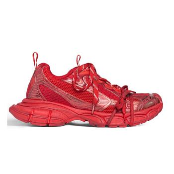 3XL Sneaker in red mesh and polyurethane 734734W3XL16000