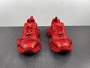 3XL Sneaker in red mesh and polyurethane 734734W3XL16000 - 5