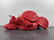 3XL Sneaker in red mesh and polyurethane 734734W3XL16000 - 4