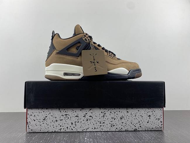 Travis Scott x Air Jordan 4 Retro Brown AJ4-882335 - 1