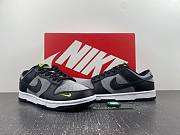 Nike Dunk Low 'Black Grey Green Strike FQ2205-001 - 4