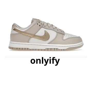 Nike Dunk Low Phantom Metallic Gold (Women's) DX5930-001