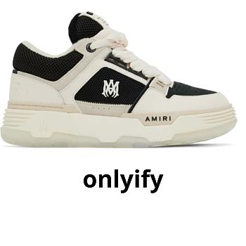 AMIRI White & Black MA-1 Sneakers 231886M237015