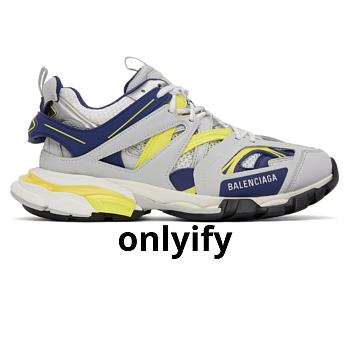 BALENCIAGA Navy Track Sneakers 542436 W3AC4 9471