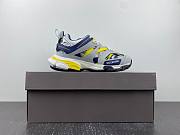 BALENCIAGA Navy Track Sneakers 542436 W3AC4 9471 - 3
