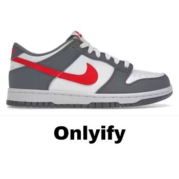  Nike Dunk Low Next Nature Smoke Grey Light Crimson (GS)  FB8038-001