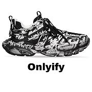  Balenciaga Track Graffiti Black White  542023W3RRA1090 - 1