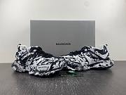  Balenciaga Track Graffiti Black White  542023W3RRA1090 - 4