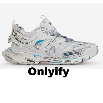 Balenciaga 3.0 white graffiti