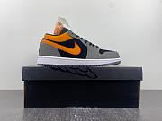 Air Jordan 1 Low ‘Black Grey Orange’ FN7308-008 - 5