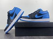 Air Jordan 1 Low Black University Blue 553558-041 - 5