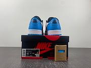 Air Jordan 1 Retro Low OG Black Dark Powder Blue CZ0790-104 - 4