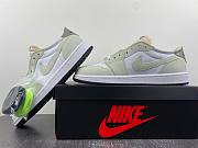 Air Jordan 1 Retro Low White Ghost Green Black  DM7837-103 - 6