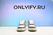 A BATHING APE BAPE STA PATENT LEATHER WHITE KHAKI - 4