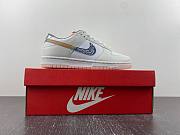  Nike Dunk Low White Multi-Color Paisley (GS) FN8913-141 - 3