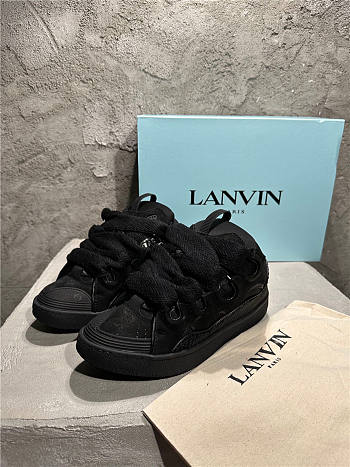 Lanvin Leather Curb Black