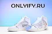 Air Jordan 1 Retro High Off-White White AQ0818-100 - 4