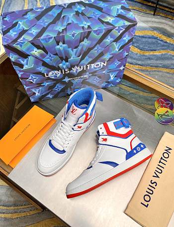 Louis Vuitton Rivoli Sneaker Boot ‘Red Blue’ 1A8K87