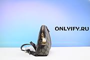 Gucci Ophidia Dome Shoulder Bag GG Coated Canvas Small Brown 499621 001998 D027951478 - 6
