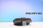 Gucci Ophidia Dome Shoulder Bag GG Coated Canvas Small Brown 499621 001998 D027951478 - 4