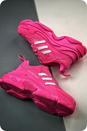 Balenciaga x adidas Triple S Neon Pink (Women's) 712764W2ZB65590 - 5