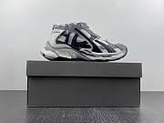 BALENCIAGA MEN'S RUNNER SNEAKER IN GREY/WHITE/BLACK 772774W3RNY9012 - 3