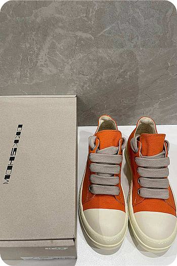 Rick Owens DRKSHDW Low Sneakers ORANGEMILK 