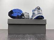 Balenciaga Runner Sneaker in blue, white and grey nylon and suede-like fabric 772774-W3RNY-4912 - 3