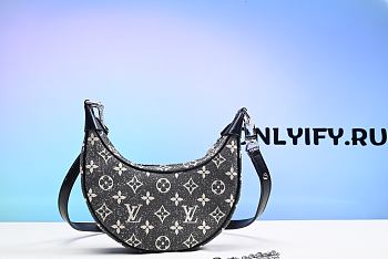 LOUIS VUITTON Denim Monogram Loop Shoulder Bag