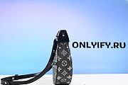 LOUIS VUITTON Denim Monogram Loop Shoulder Bag - 5
