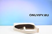 Saint Laurent Le 5 A 7 Mini Hobo Bag In Smooth Leather Blanc Vintage  7103182R20W9207 - 5