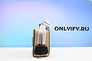 Chanel Filigree Vanity Case Diamond Quilted CC Large Beige/Black - 3