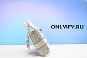 Dior Medium Lady D-Lite Bag White Cannage Embroidery - 5