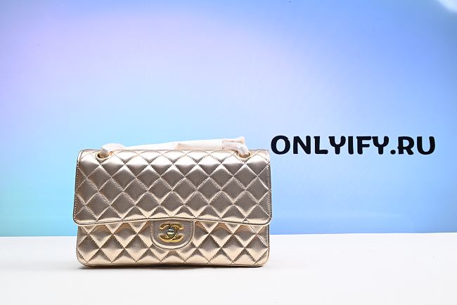  Chanel Timeless Medium Lamb Gold - 1