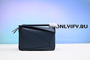  LOEWE Puzzle Small Smooth Leather Bag in Ocean - 4