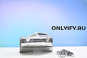  Balenciaga Coco-Print Hourglass Bag Mini Silver 592833.1S495 - 4