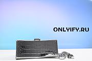 Balenciaga Coco-Print Hourglass Bag Mini Silver 592833.1S495 - 3